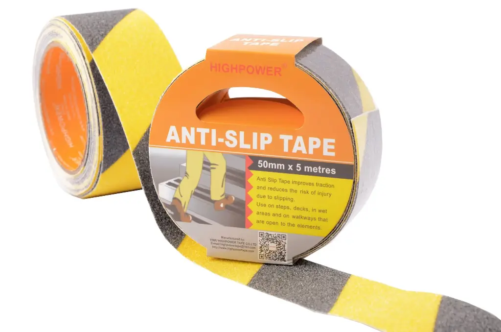 Anti-slip Tape (Striped, Black/Yellow) 2inch/50mm x 5m