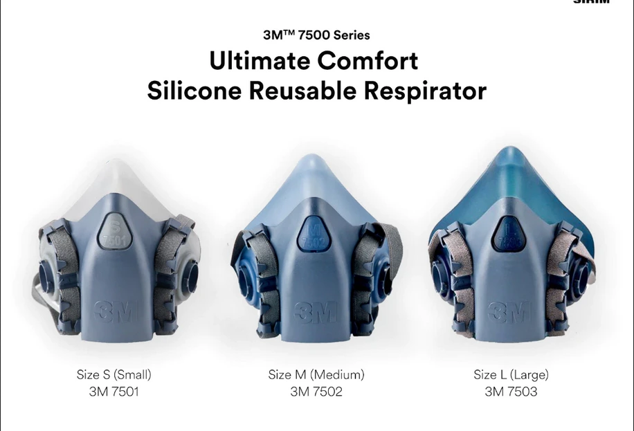 3M 7500 Series Premium Reusable Respirator (Not Including Filter)