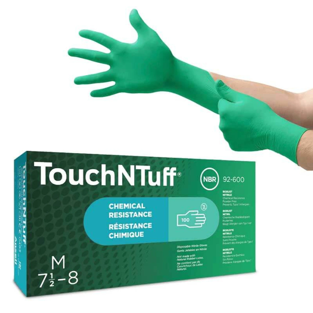 [GLOVE-0010] Ansell TouchNTuff 92-600, Disposable Nitrile Gloves  (S)