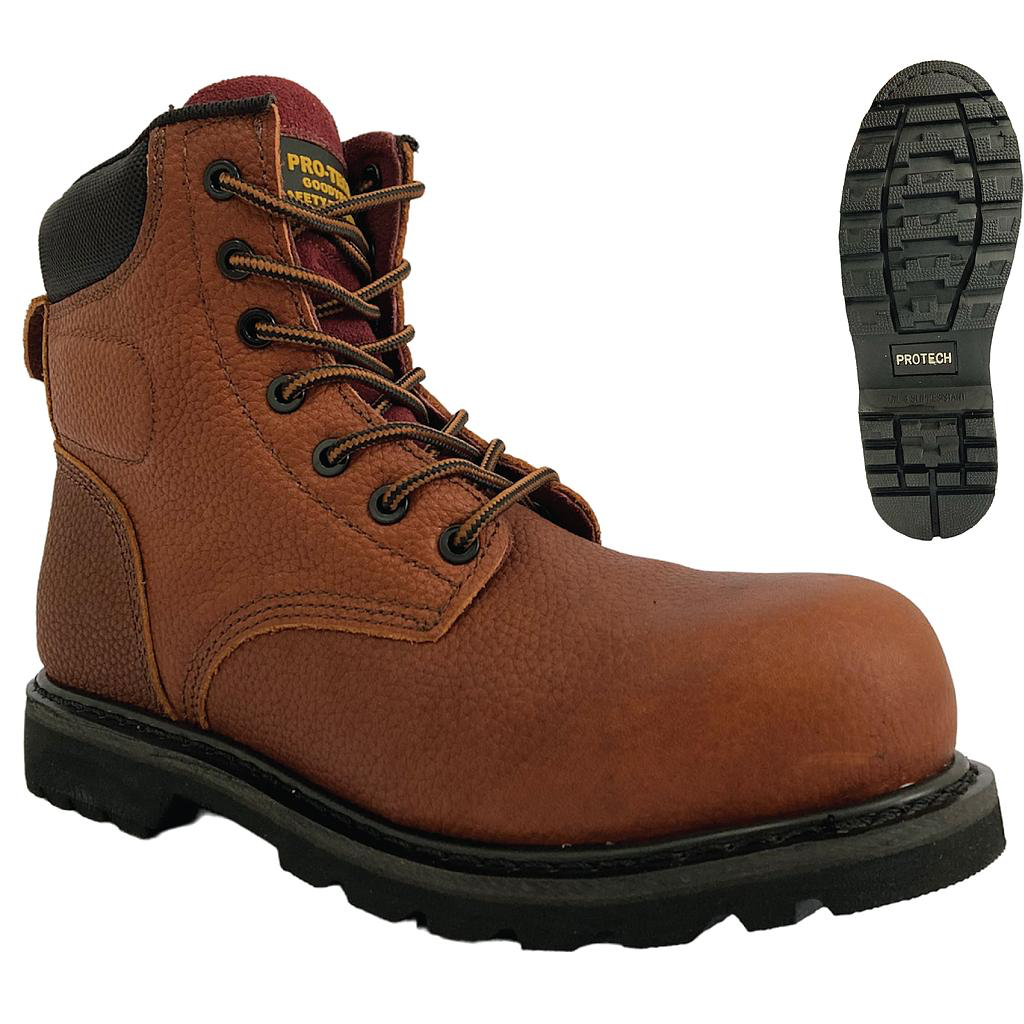 PROTECH Mid Cut Lace Up Safety Boot 