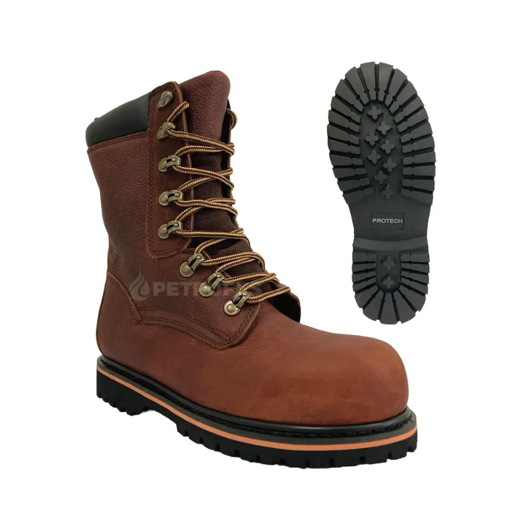 [BOOT-0032] PROTECH High Cut Lace Up Safety Boot (UK3/EU37)