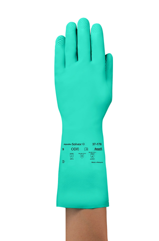 [GLOVE-0002] Ansell AlphaTec Solvex Chemical Resistant Gloves 37-176 (7 (S))