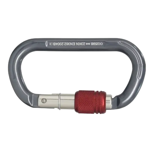 [AFC601401] Aluminum Screw Gate Karabiner