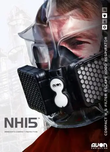 AVON NH15 H2S Filter Emergency Escape Hood
